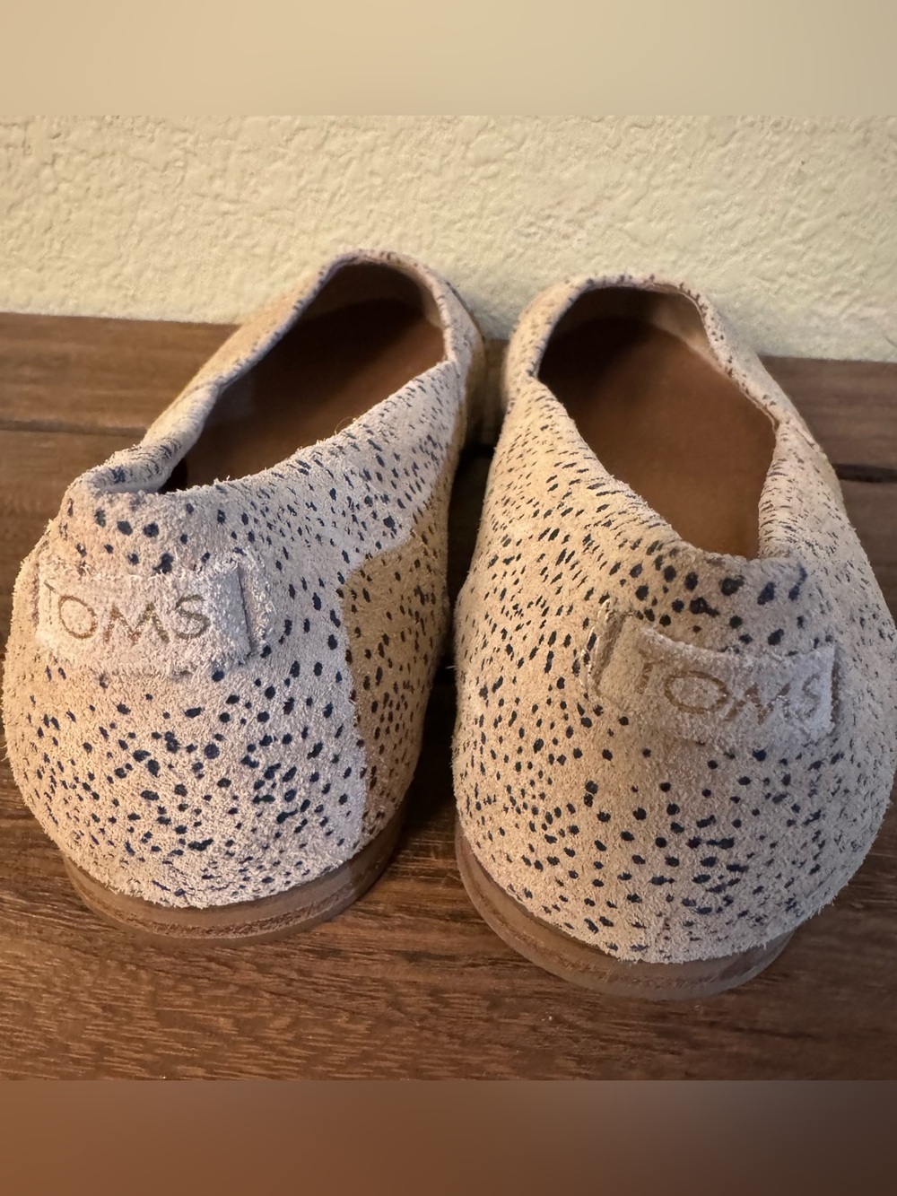 TOMS Jutti Animal Print Suede Leopard Ballet Flat Shoes Size 6!New No Box - Picture 7 of 8